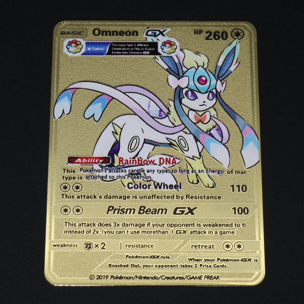 

New Pokemon Cartas Metalicas Shiny Cards Charizard Mewtwo Pikachu Metal Cards Game Anime Gold Pack Collection Toys for Kids Gift