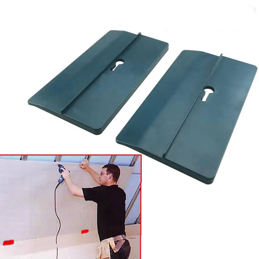 

2PCS Drywall Fitting Tool Plasterboard Fixing Tool Room Ceiling Sloped Wall Decoration Carpenter Tool Ceiling Positioning Plate
