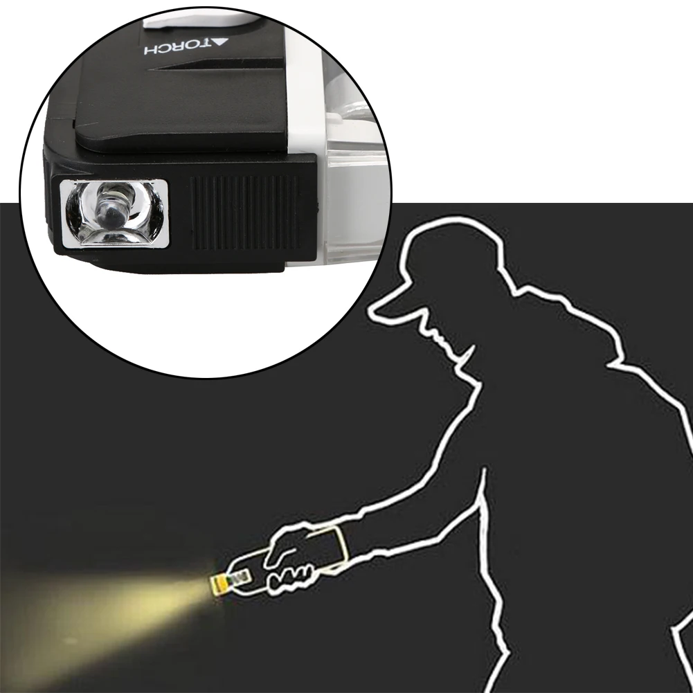 

2in1 Handheld UV Led Light Torch Lamp Counterfeit Currency Money Detector