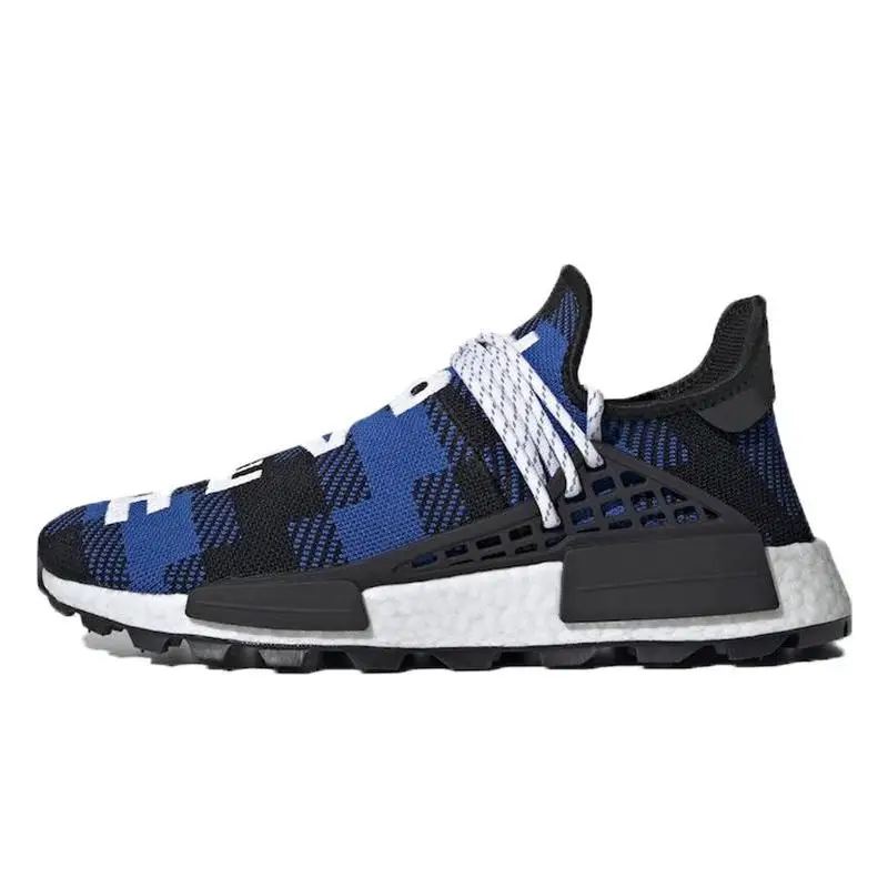 adidas X BBC Pharrell NMD Hu &quotPlaid Pack - Blue&quot Кроссовки EF7387