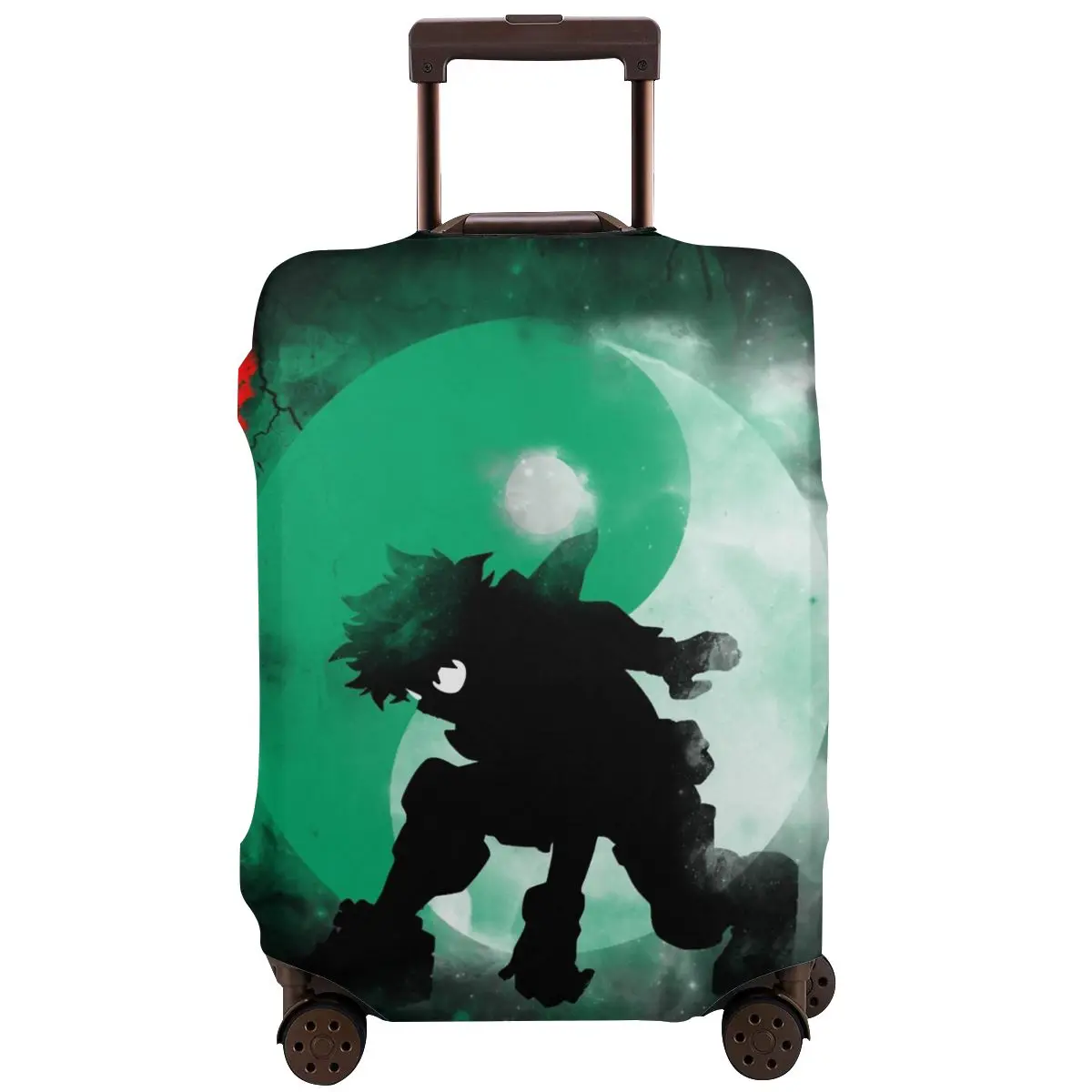 

Моющийся чехол для костюма Deku Midoriya, эластичный дорожный защитный чехол для багажа, чехол с защитой от царапин, аксессуары для багажа