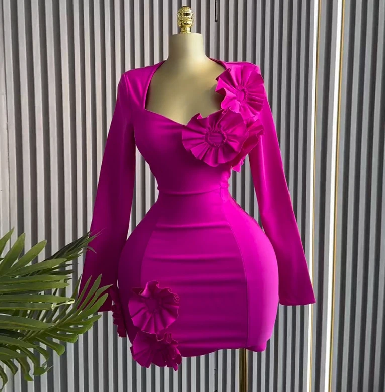 Женское модное темпераментное элегантное осеннее платье с квадратным вырезом и