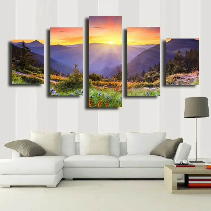 

5 шт., настенный постер и печать на холсте, без рамки