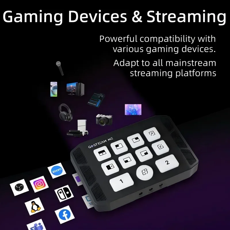 OSEE Gostream M2 2-канальный 4K USB 3.0 HDMI переключатель карты захвата двойной бит экран