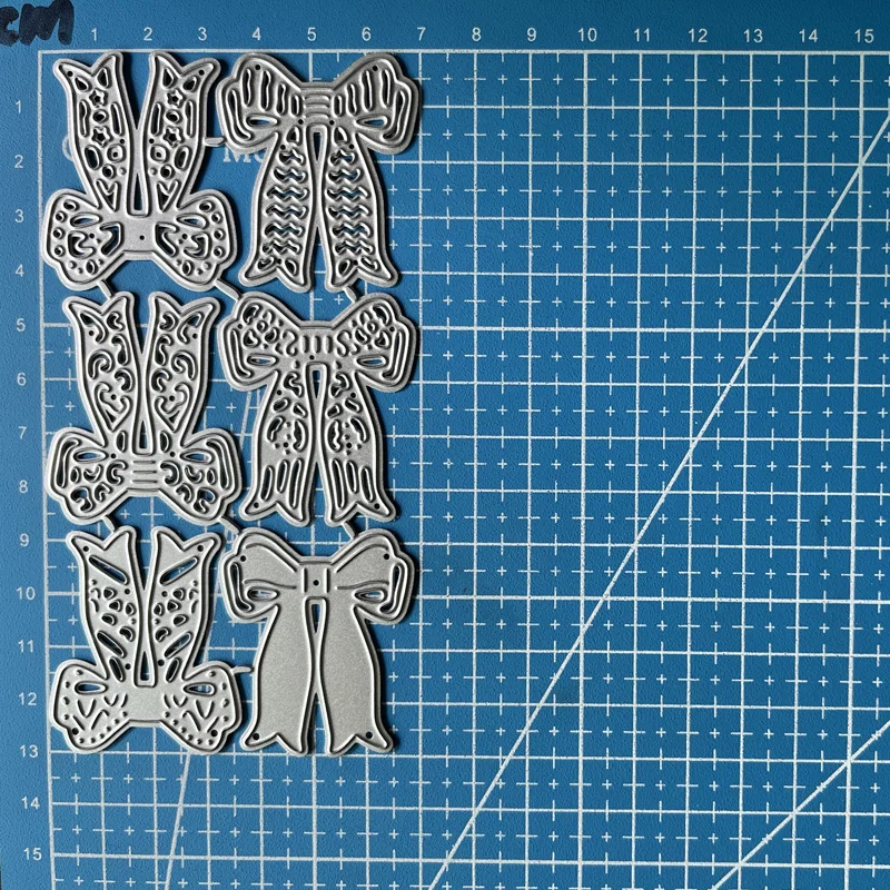 Металлические штампы Lucky Goddess 6 шт. банты сделай сам скрапбукинг фотоальбом