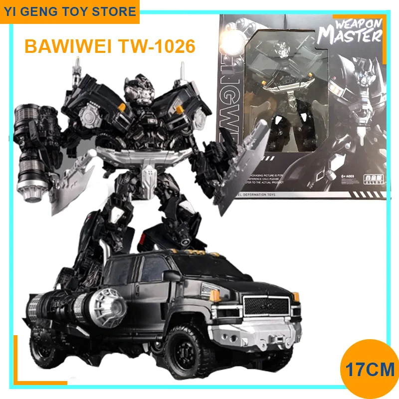 

17cm Baiwei Transformation Tw-1026 Tw1026 Ironhide Ko Ss14 Weaponeer Ss Movie Robot Action Figure Model Toys For Children Gifts
