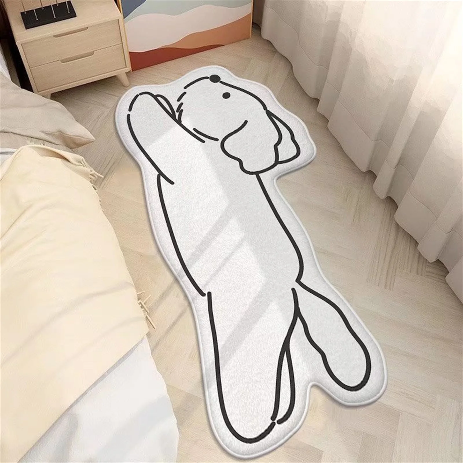 

Cute Animal Carpet Carpet Superabsorbent Microfiber Kitchen Mat Non Slip Machine Wash Christmas Carpet For Flooring Warm Blanket