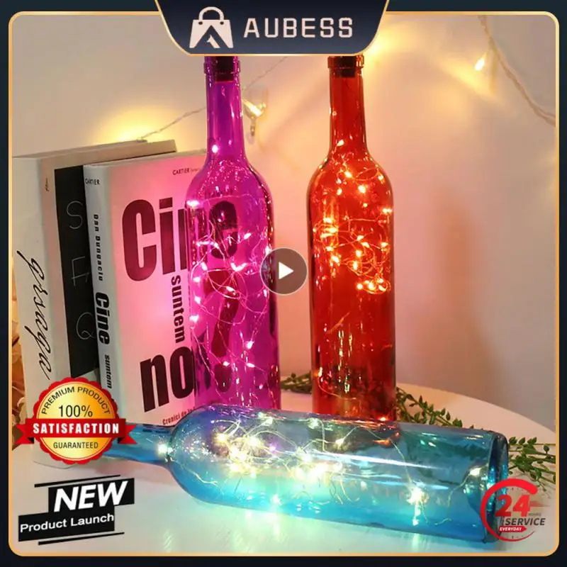 

1~10PCS Creative Cork Wine Bottle Light LED String Lights Decoration Light For Parties Squares Gardens Interior Decoration