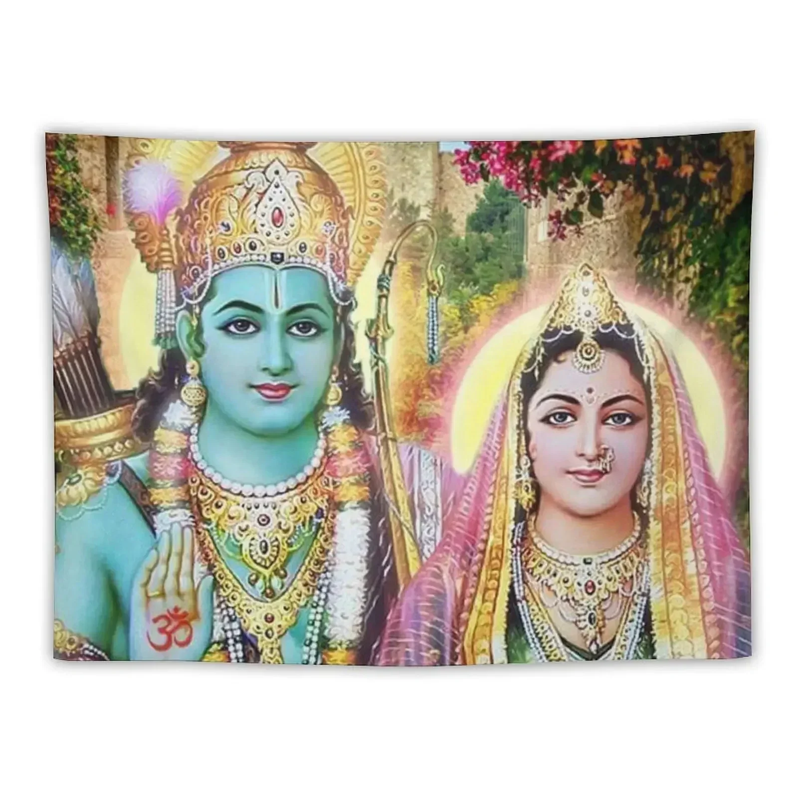 Sri Sita Rama гобелен украшение для спальни декор эстетические украшения вашей