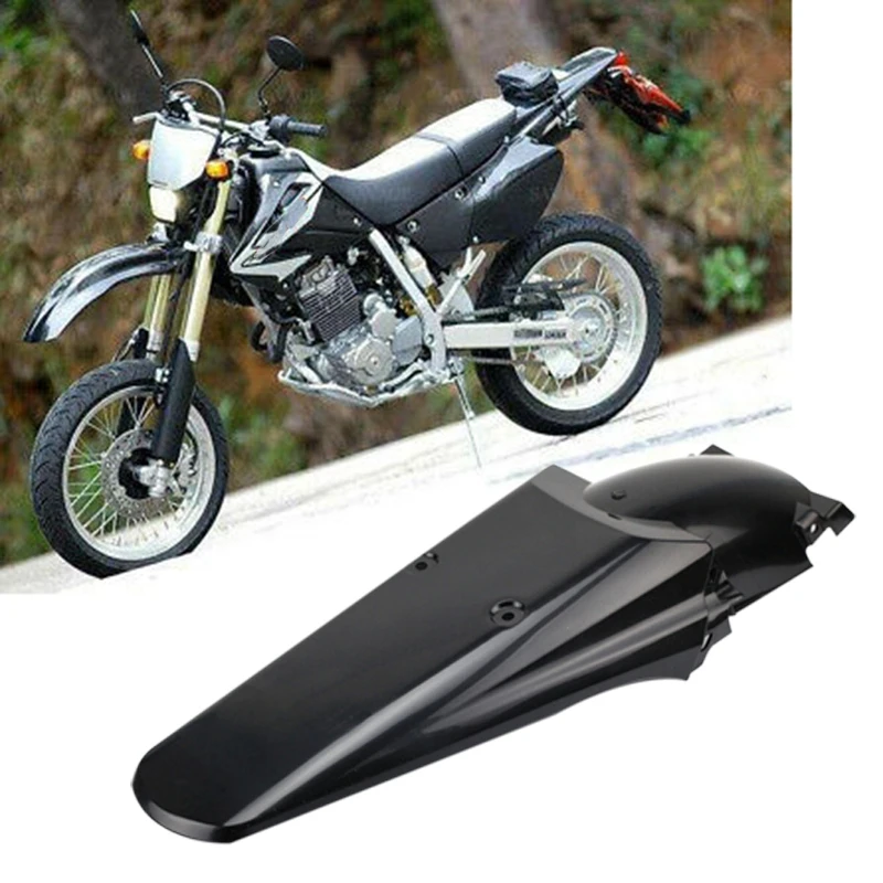Брызговик заднего колеса для мотоцикла Honda XR250 XR400R Yamaha YZ WR250 450F Kawasaki KL250 черный