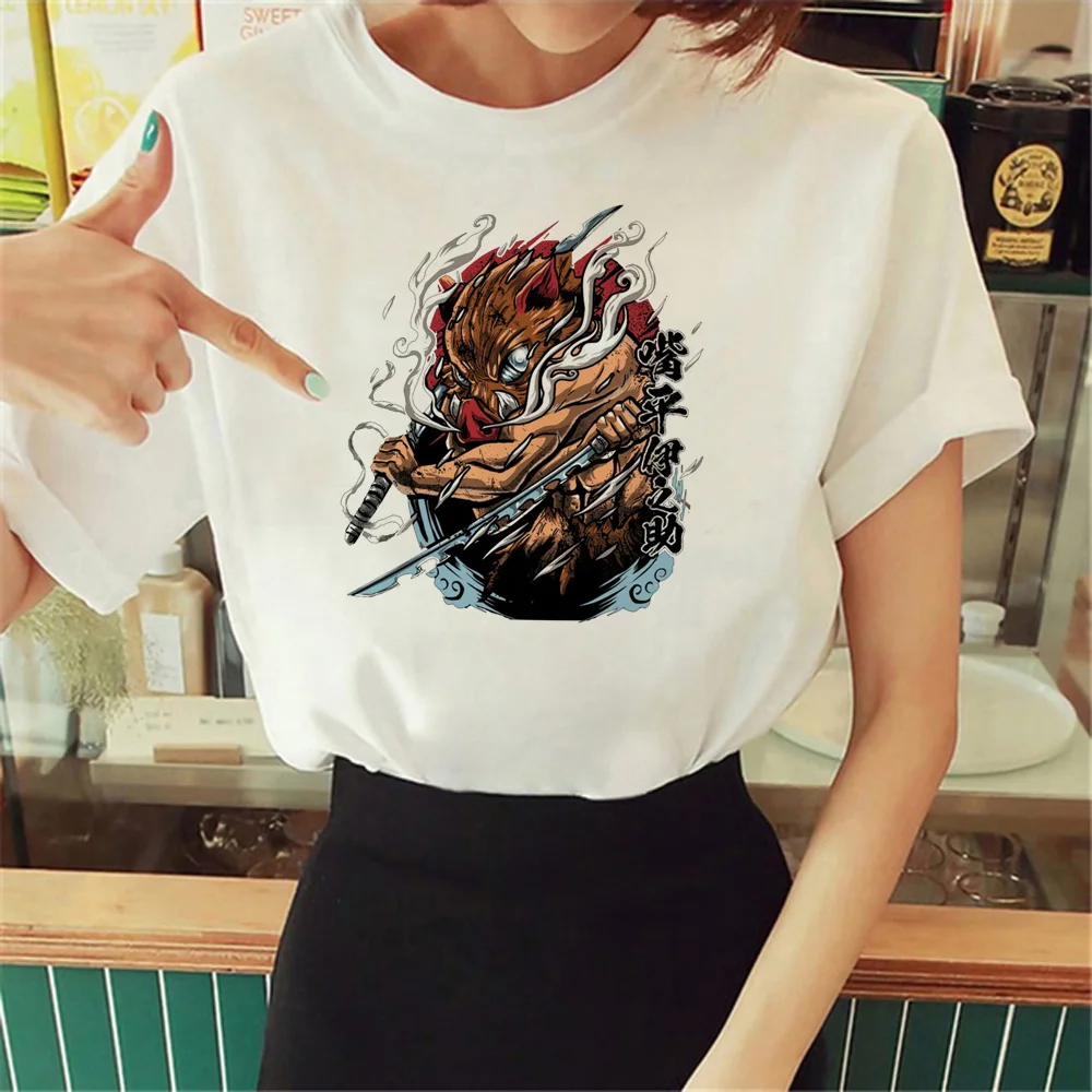 

Kimetsu No Yaiba tshirt women harajuku t-shirts girl anime clothing