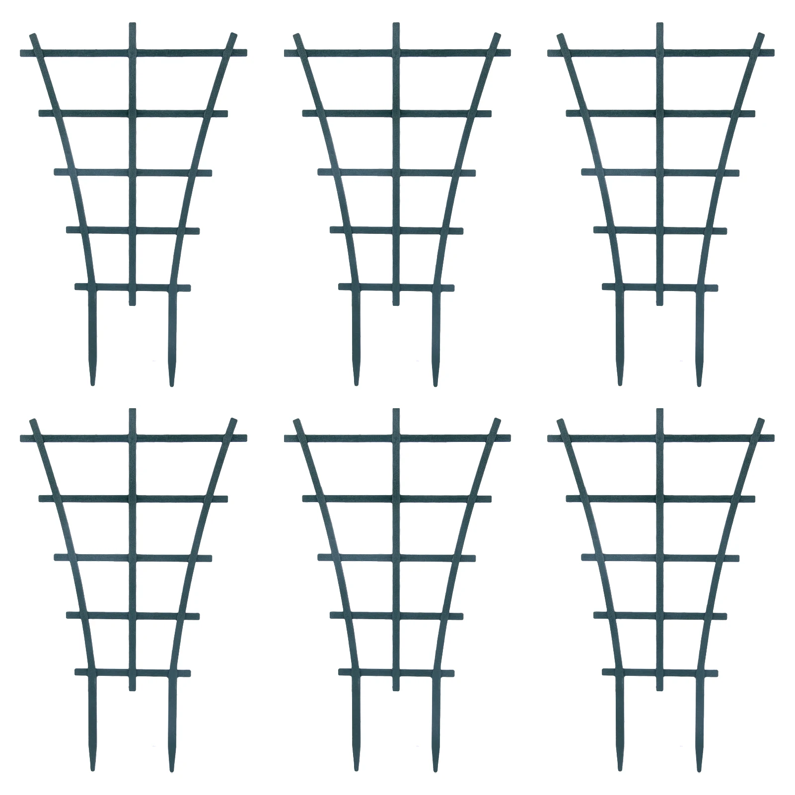 

Mini Potted Flower Garden Support Superimposed DIY Plant Trellis Climbing Vines Indoor Ivy Frame Cucumbers Dark Green Growing
