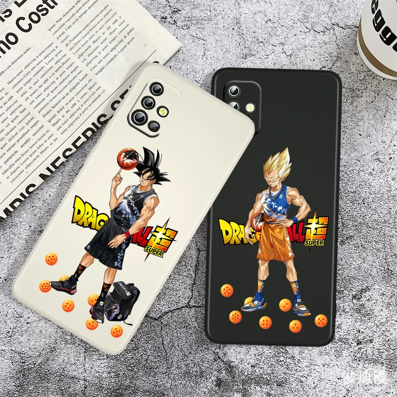 

Anime Dragon Ball Z Cool For Samsung Galaxy A73 A53 A33 A52 A32 A22 A71 A51 A21S A50 4G 5G Liquid Rope Phone Case Cover Capa