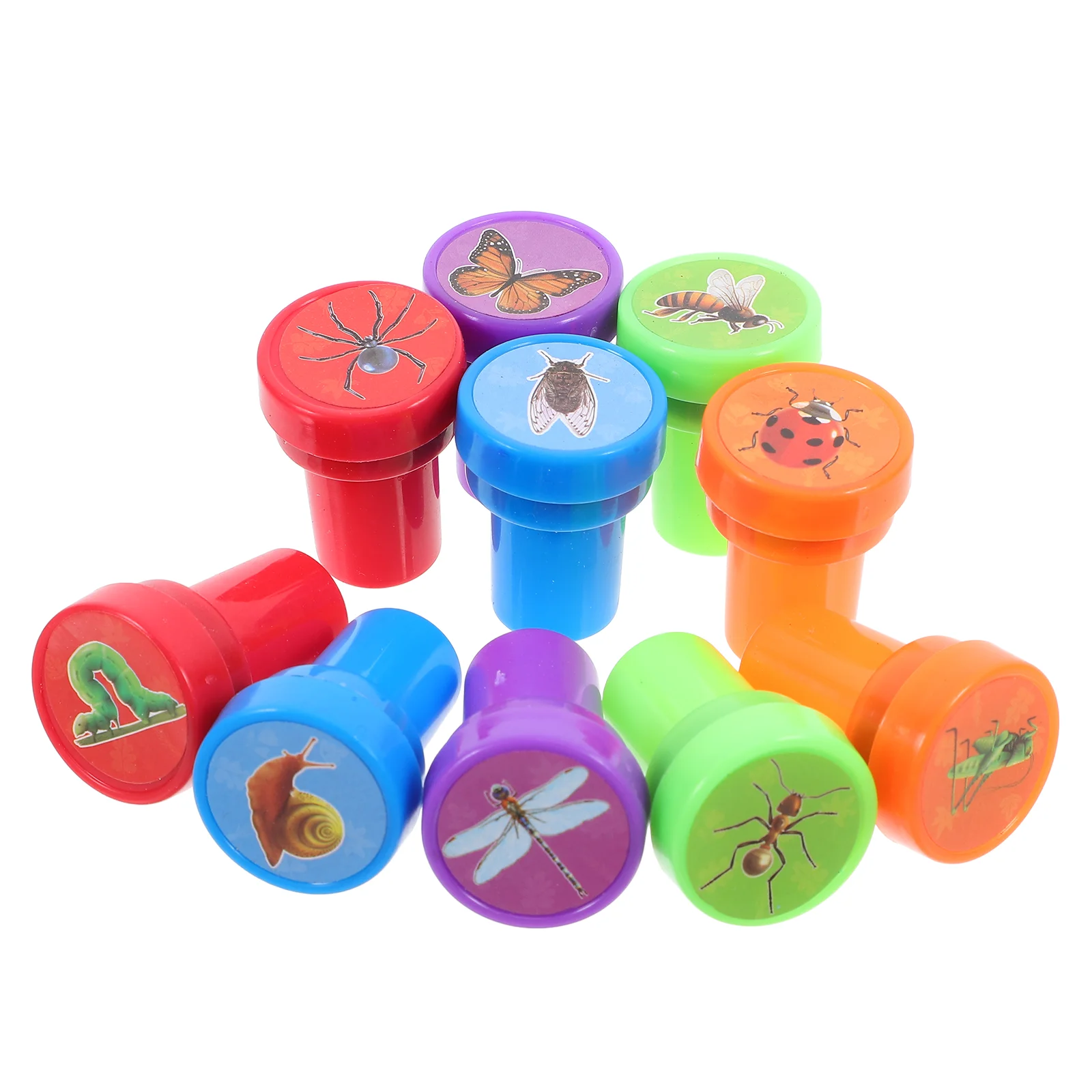 10 шт. штампы для малышей печать насекомых декор на Хэллоуин дневник сделай сам