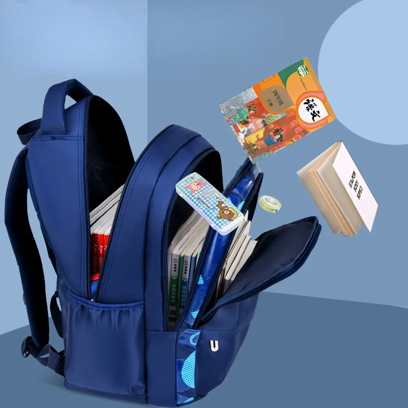 Kids backpack Primary children School Bags For Boys large orthopedic Backpack Waterproof Schoolbag big Book Bag mochila infantil