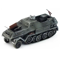 172 german army sd kfz 8 db10 half track 88 gun tractor trailer pma with internal structure military boys gift finished model