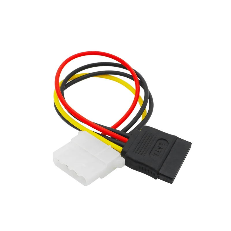 Кабель питания с 4-контактным разъемом Molex Female на 15-контактный разъем SATA для Dvires IDE