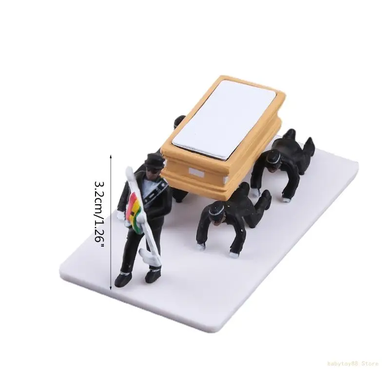 Y4UD Косплей Гана Танцующие гробы Танцевальная фигурка Экшн-похоронная команда