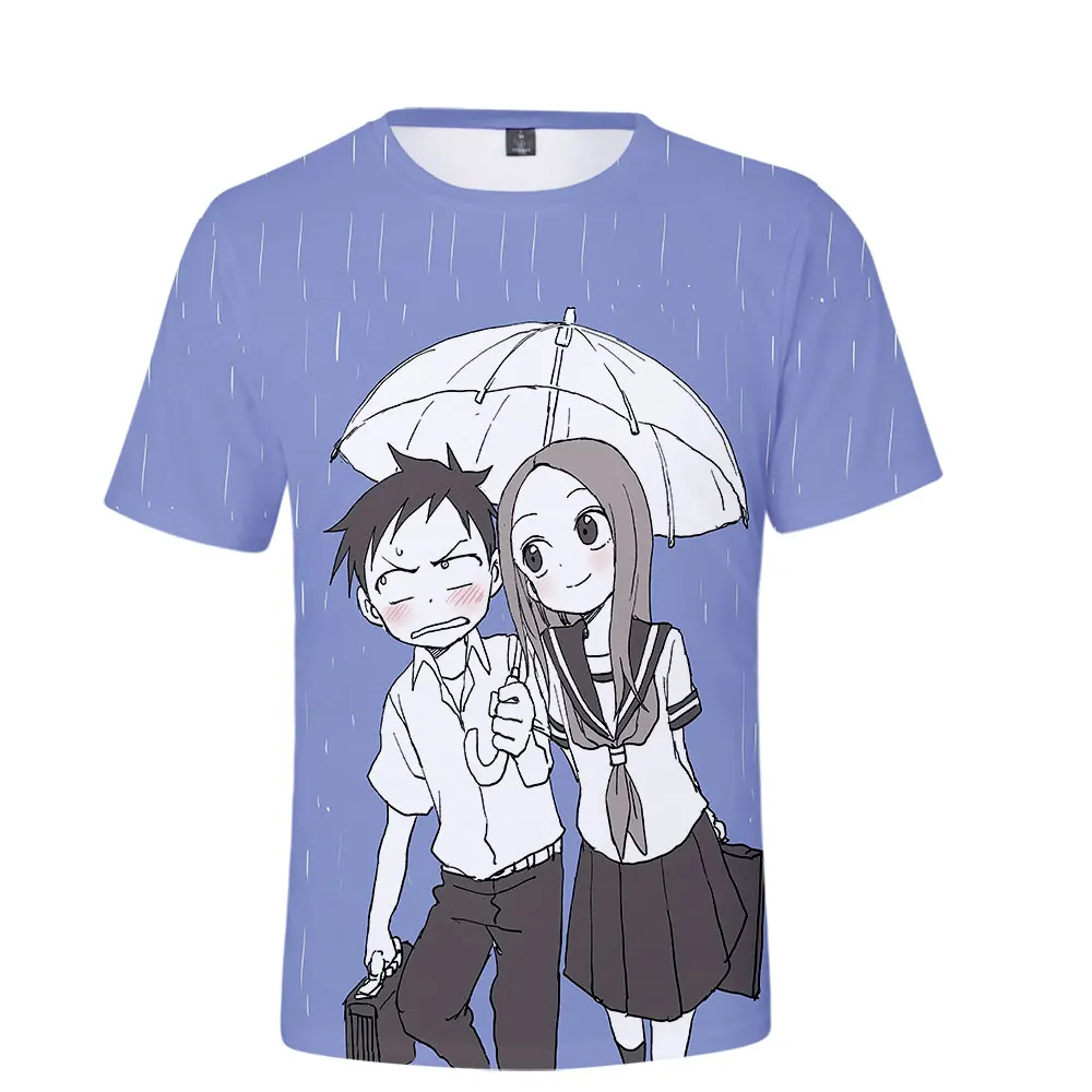 Популярная футболка похожая на дразнящего мастера г-на такаги излучает