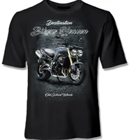 novel fashion street triple motorcycle bikers heaven t shirt short sleeve 100 cotton casual t shirts loose top size s 3xl