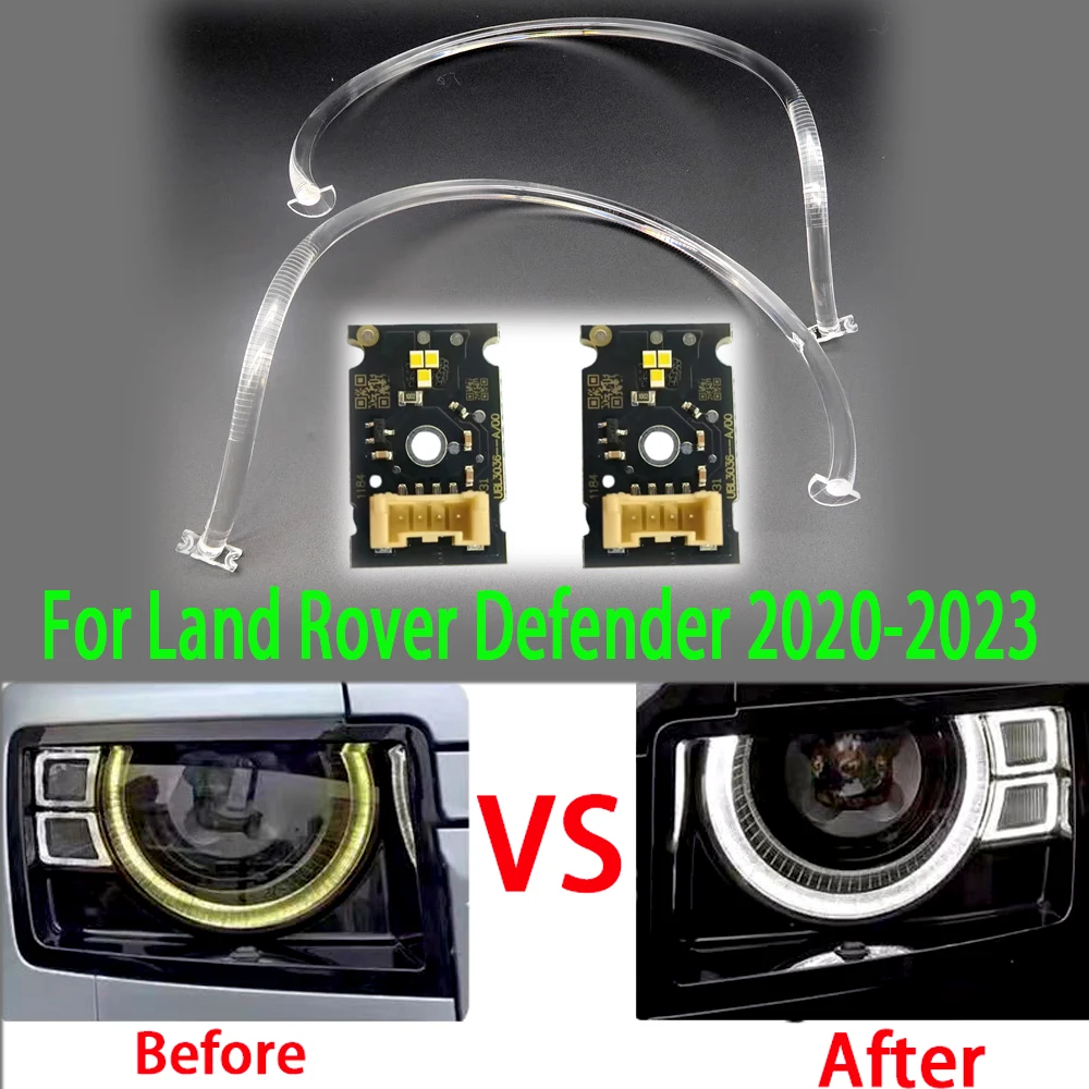 Для Land Rover Defender 2020 22021 2022 2023 Автомобильная фара DRL строка руководства полоса дневного света строка DRL чиповая плата командная строка linux 2 е издание
