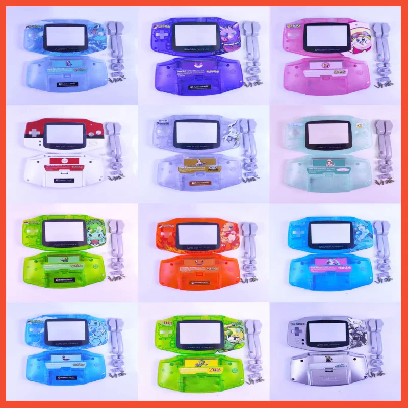 Фото Горячая новинка! Чехол для игровой консоли Pokemon, подходит для GBA, корпус для игровой консоли Game Boy Advance, сменный корпус для GBA №1