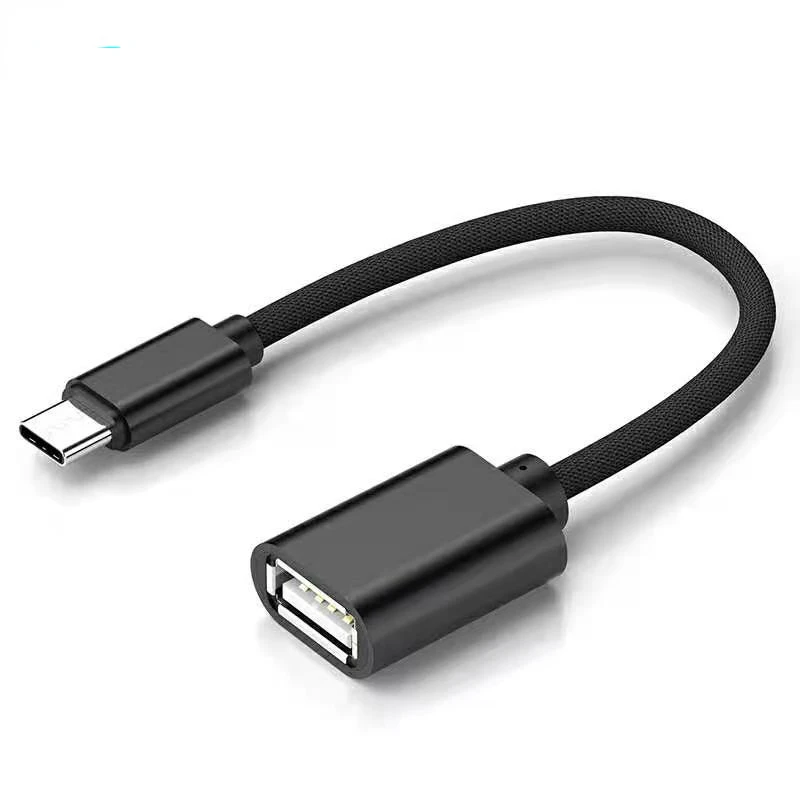 

OTG Adapter Cable USB 2.0 Type C Male To USB 2.0 A Female OTG Data Cord Adapter 16CM For Universal TypeC Interface Phon