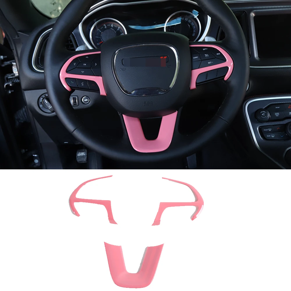 Пуговица на руль автомобиля ABS декоративная отделка Подходит для Dodge Challenger