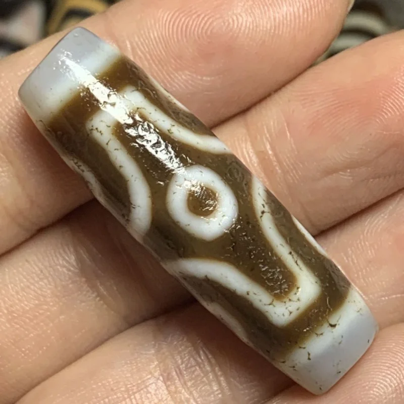 Одна вещь изображение натурального агата подлинные белые зубы желтого до шести