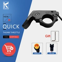 wuxing electric bicycle quick thumb throttle 3 pin smwaterproof connector right and left hand for ebike accessories scooter