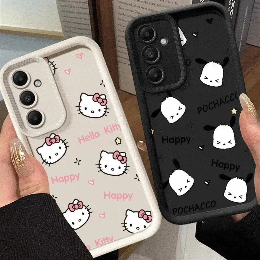 Sanrio милый мелодия Kuromi чехол для телефона Galaxy A12 A13 A14 4G Φ A22 A23 A24 A32 5G A33 A34 Matte
