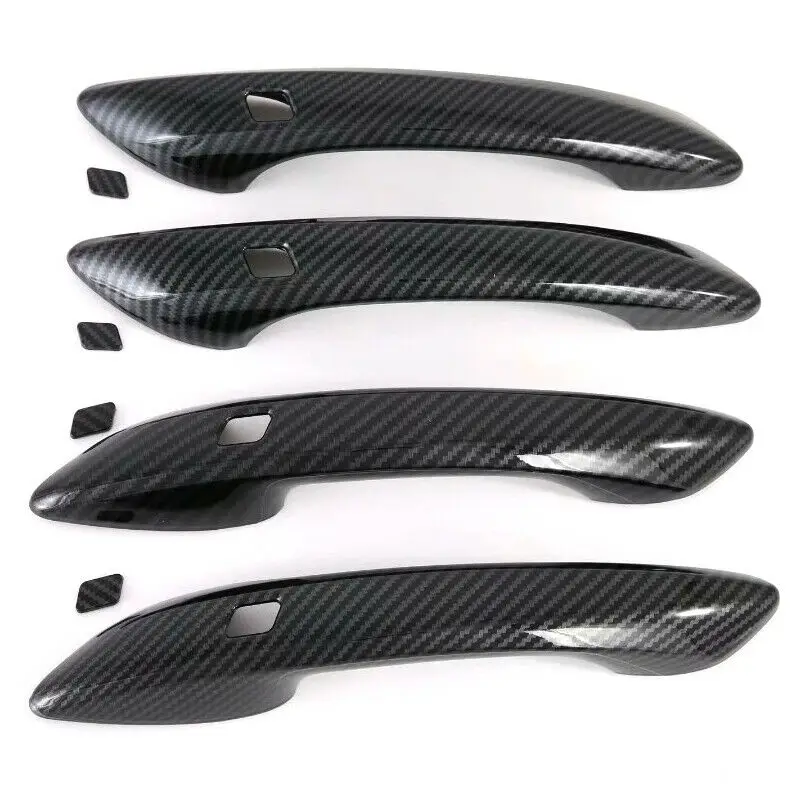 

Fit For Hyundai Sonata 2020 2021 2022 Car Door Handle Catch Trim Cover Carbon fiber Styling Chrome ABS Car-Styling Sticker