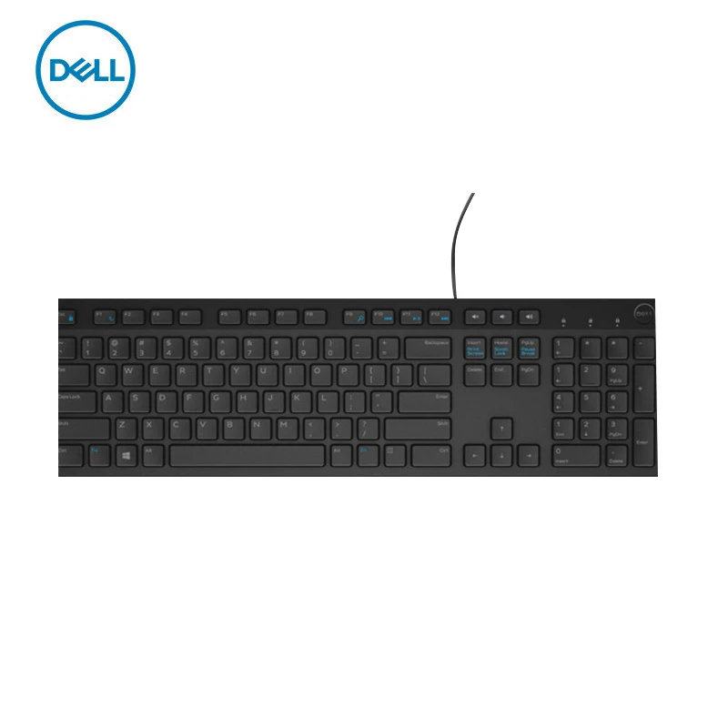 Dell KB216 Slim Multimedia USB Keyboard Wired Keyboard for Destop office