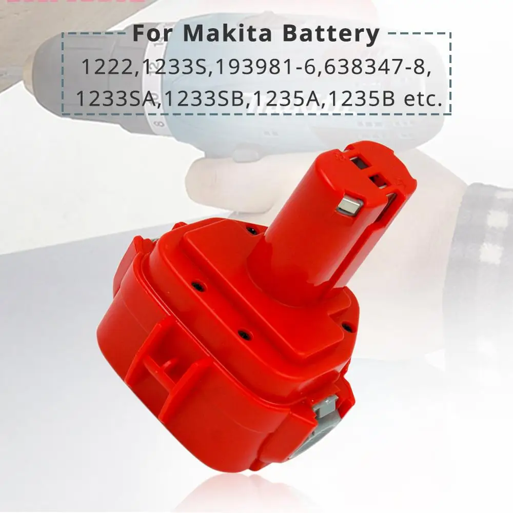 Аккумулятор для Makita 192598-2 6271D 638347-8 1220 1222 S 1233 1235A 1235B |