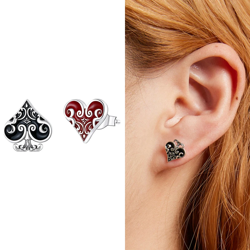 Женские серьги-гвоздики с фламинго из серебра 100% пробы | Украшения и аксессуары