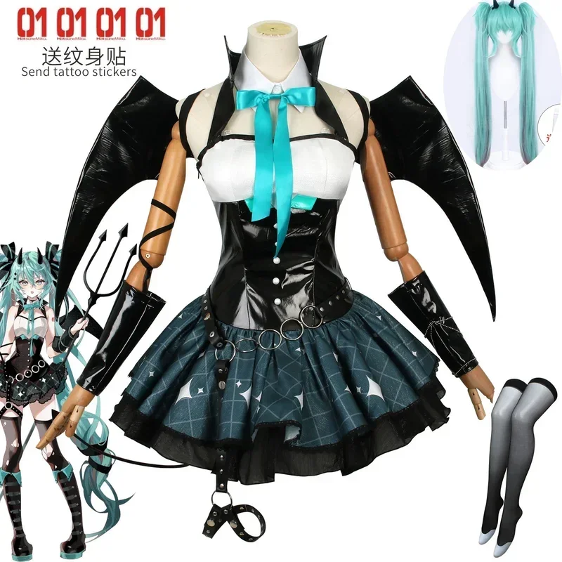 Косплей костюм SN66 Demon Miku