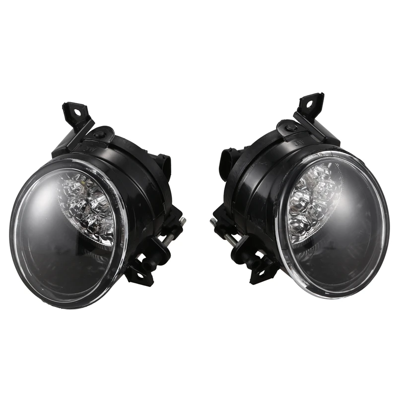 

Pair 9 Led Bright White Fog Light Lamp Left & Right For Vw Golf Mk5 Jetta Rabbit Car Accessories 1Kd941700 1Kd941699