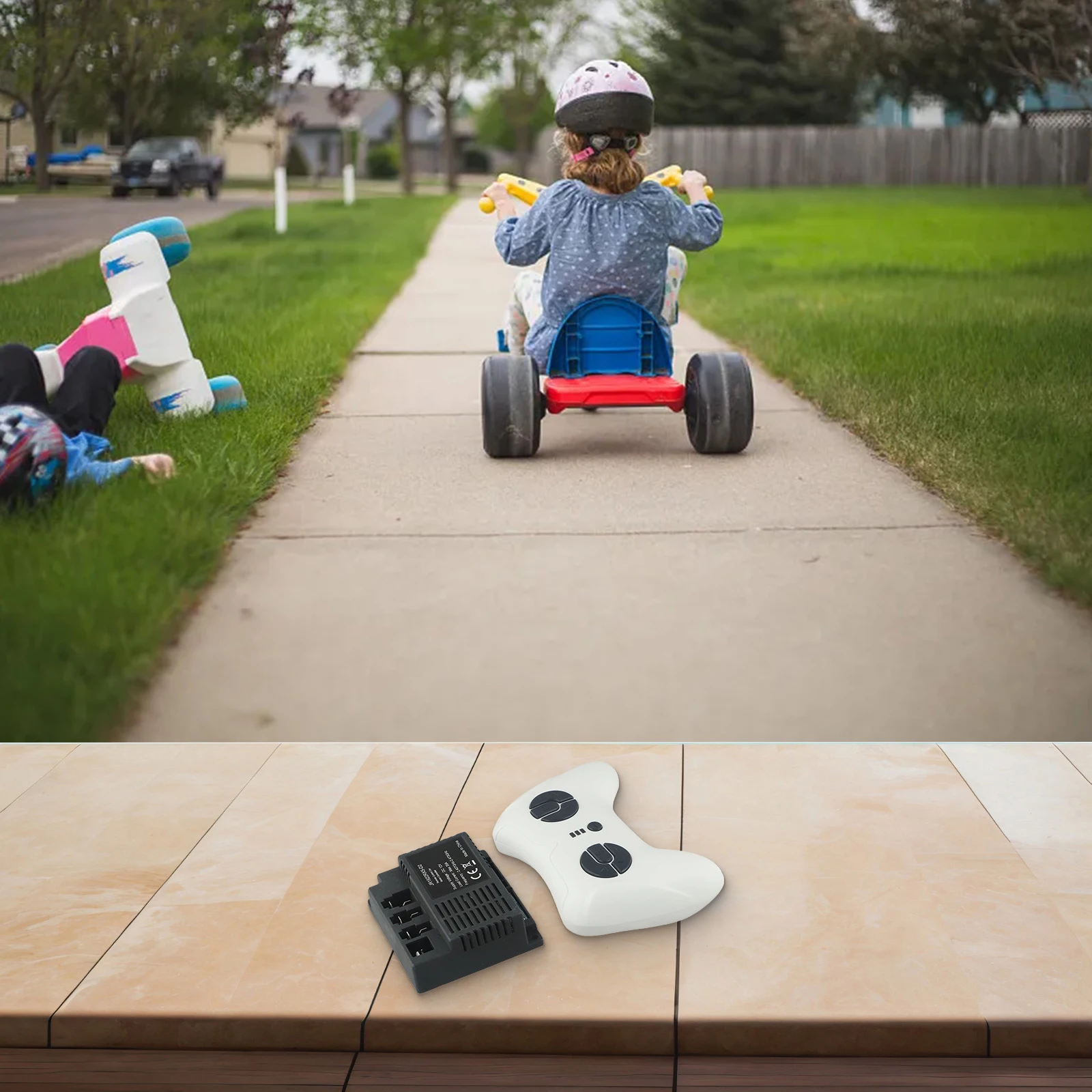 JR1922RXS D2 Совместимый детский контроллер электромобиля 12 В с дистанционным