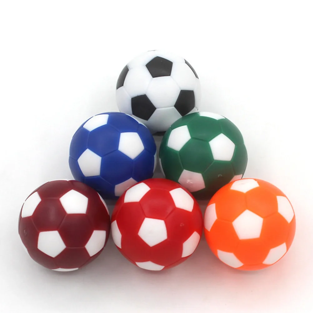 

12PCS Colorful Mini Classic Tabletop Footballs Foosball Balls for Playing Replacement