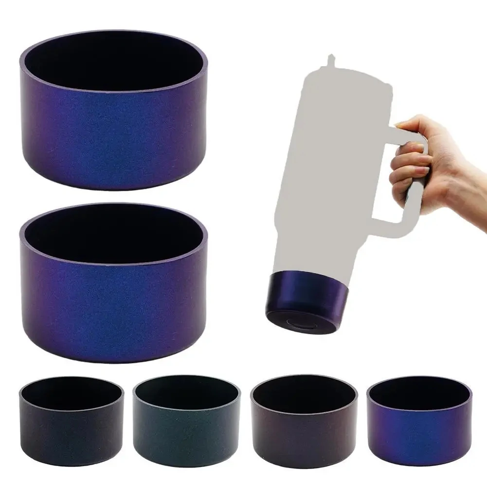 Новый цветной силиконовый чехол для бутылки с водой защитная основа со стаканом