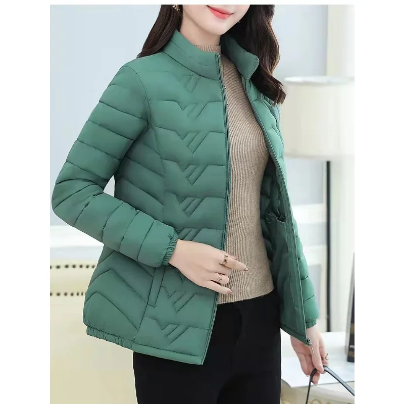 2023 New Fashion Comfortable Light Autumn and Winter down Cotton-Padded Jacket Loose Short Thick Small Padded Jacket