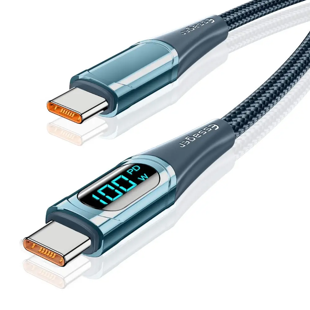 Кабель для передачи данных PD 66 Вт/100 Вт с Type-C на USB A/Type-C с цифровым дисплеем и быстрой зарядкой для Galaxy S22 S22 Ultra Galaxy Z Flip 4 Mi 12T
