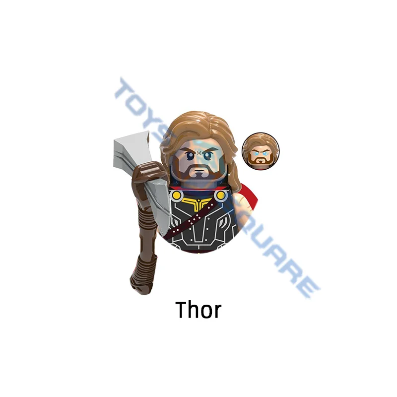 Конструктор игрушечный Капитан Америка Пегги Картер Тор Джейн Фостер Моника