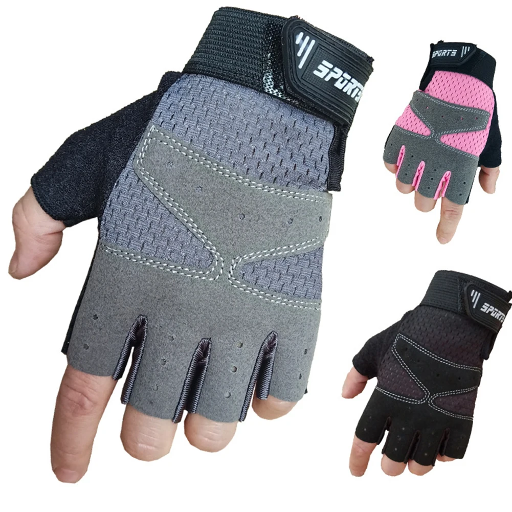 

Children Cycling Gloves Kids Half Finger Gloves Bicycle Gloves Elastic Non-slip Child Kid Bike Gloves Outdoor Riding Equipment