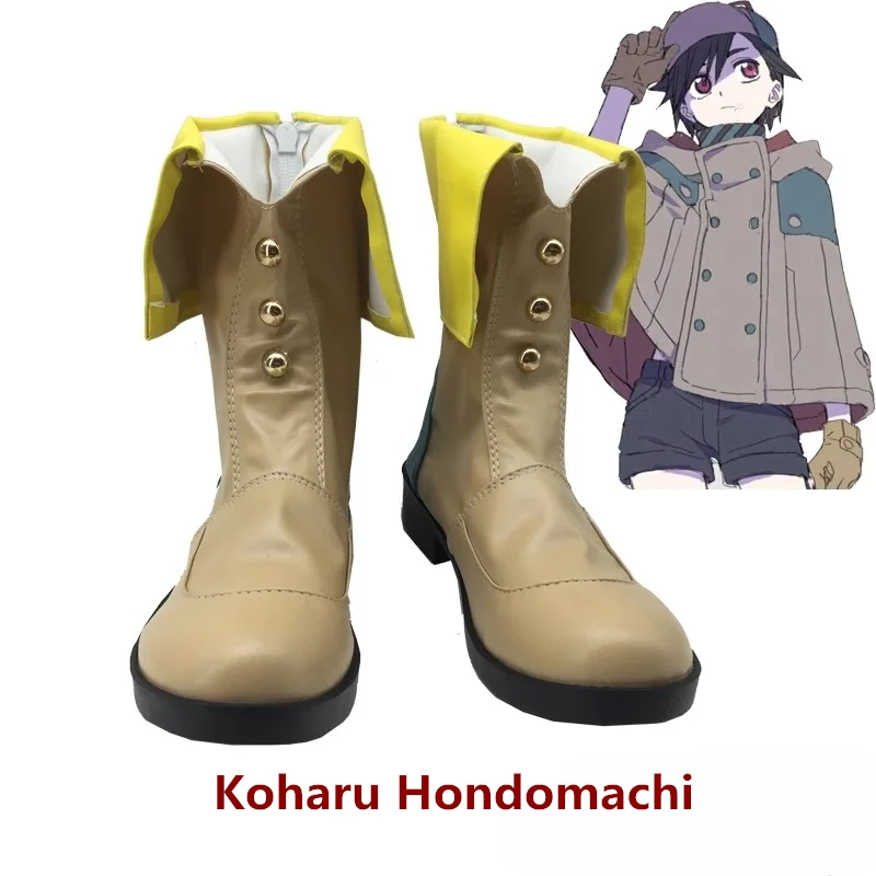 Фото ID INVADED Koharu Hondomachi Miyo Hijiriido Косплей Костюм Обувь Сапоги ручной работы из искусственной кожи №1