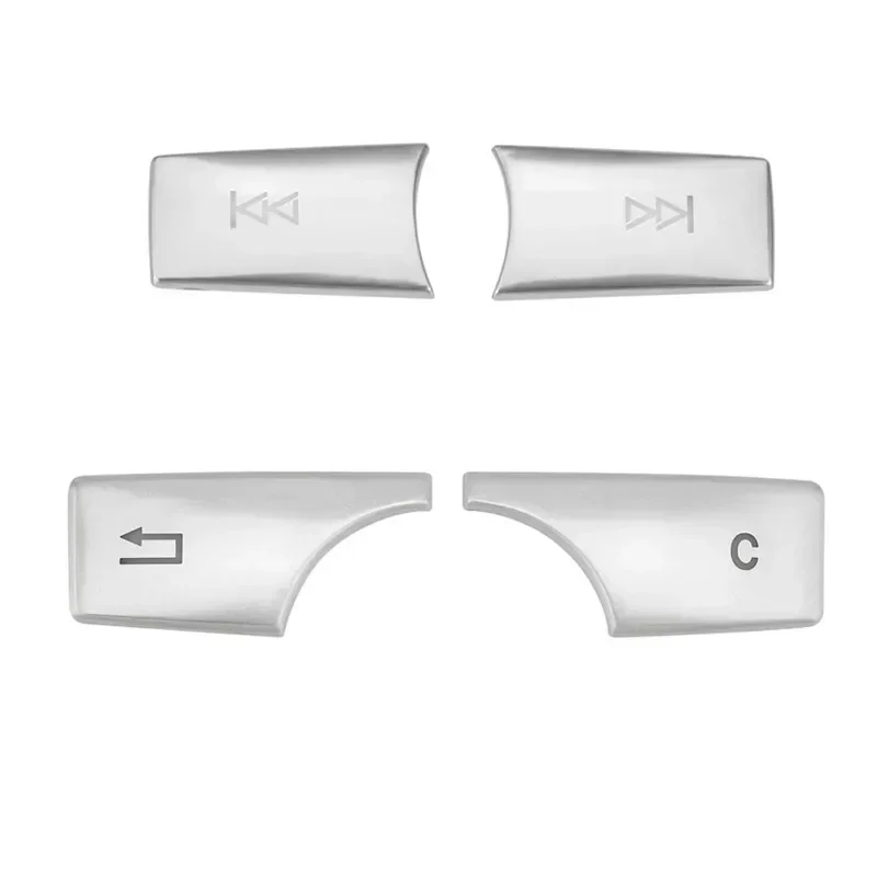 ABS салон автомобиля мультимедийные кнопки громкости наклейки накладка для Mercedes