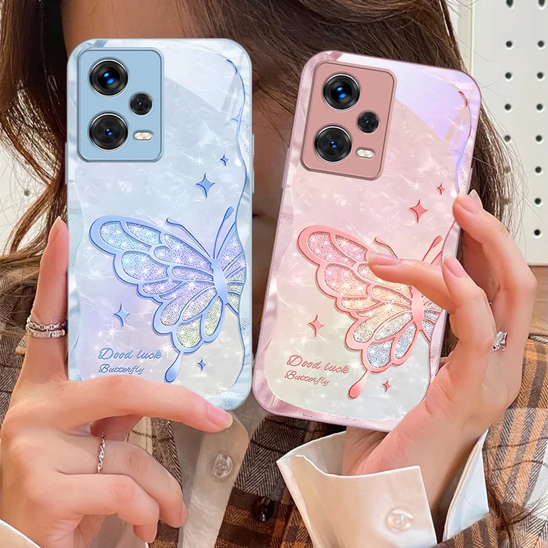 Картина маслом цветок для Xiaomi 14 Ultra 13 Lite Redmi Note 11 Pro 12 Plus Poco X6 3 F4 6 GT чехол телефона из
