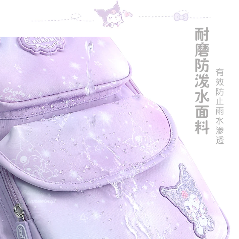 Ультратонкий рюкзак для девочек 3-6-9 класса с защитой позвоночника и уменьшением