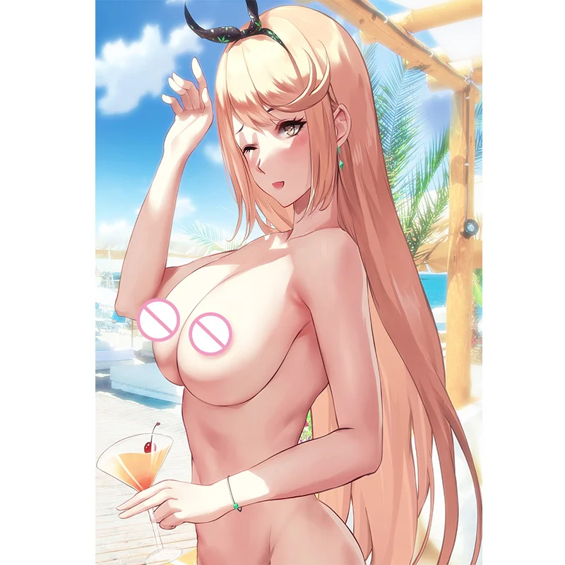 

Print Game summer vacation Nude Sexy Girl Art Canvas Poster Custom 16x24 24x36 Inch Living Room Bedroom Home Wall Picture