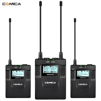 

COMICA CVM-WM300 96-channels Metal professional UHF Wireless Microphone system with Dual-transmitters and One Receiver